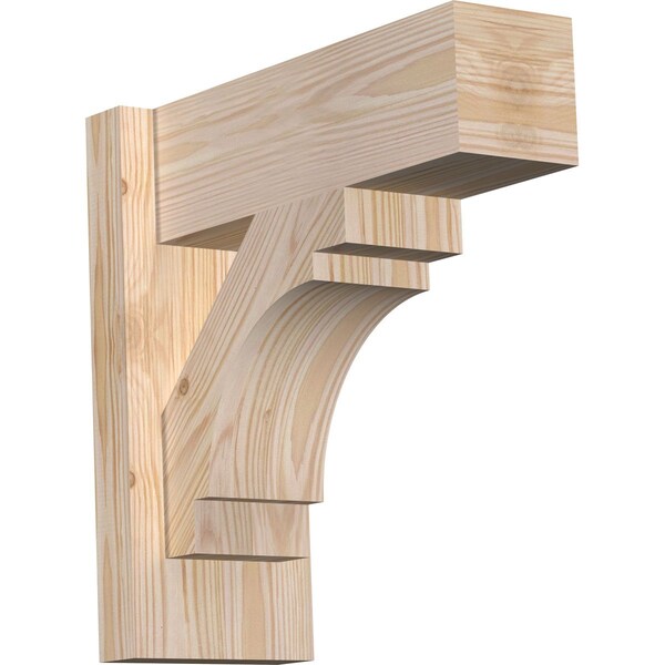 Ekena Millwork Merced Block Smooth Outlooker, Douglas Fir, 5 1/2"W x 14"D x 14"H OUT06X14X14MRC05SDF - main